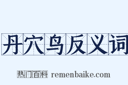 丹穴鸟反义词是什么意思的图片